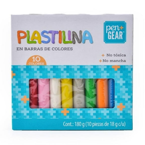 Plastilina Pen+Gear de Colores Básicos 10 Barras