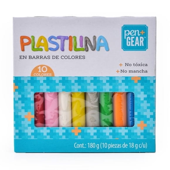 Plastilina Pen+Gear de Colores Básicos 10 Barras