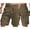 Solid, variant on WIZUTIZ Cargo Shorts for Men Knee Length Wide Leg Bermuda Long Shorts Casual Summer Stretch Waist Hiking Pants