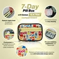 thumbnail image 4 of Made Easy Kit Pill Case - Weekly Medicine Organizer with Removable Seven-Day Vitamin & Supplement Box, 4 of 6