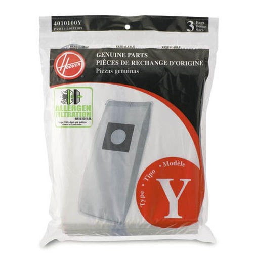 3 Pack 4010100Y Type Z Tempo Hoover WindTunnel Type Y WindTunnel Vacuum Bag Y 