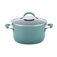 thumbnail image 3 of Cucina Nonstick Cookware Pots and Pans Set, 12 Piece, Agave Blue, 3 of 5