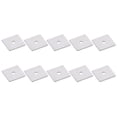 thumbnail image 1 of Yazoeia Rondelle Carrée, 10 Pcs M3 M4 M5 M6 M8 304 Acier Inoxydable Rondelles de Plaque Carrée Coussin Plat Joint d'Espacement pour Fixation de Matériel (M3x20x20x1) CJC912-193004, 1 of 5