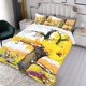 thumbnail image 3 of Calvin y Hobbes Conjunto de sábanas temático, trío de piezas, cómodo y amigable con la piel, diseño único, regalo de decoración para el hogar para familiares, amigos y fans,173cm *218cm, 3 of 6