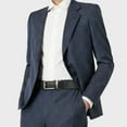 thumbnail image 2 of SENDEFN Men's Leather Dress Belt Work Business and Casual Automatic Adjustable Click Buckle Belts 1 3/8" Wide with Gift Box, 2 of 5