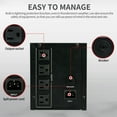 thumbnail image 4 of Backup UPS Power Supply 1200VA 720W Battery Backup Power with 4 Outlets and LCD Display, Suitable for Home and Office, 4 of 8