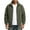Army Green, variant on Hoodie for Men Ofreoo And Winter Men's Fleece-Lined Thickened Sweatshirt Trendy Loose Solid Color Casual Fashion Jacket Fleece Fleece Jacket