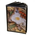 4X Transparent Restaurant Menu Covers for A4 Size Book Style Cafe Bar