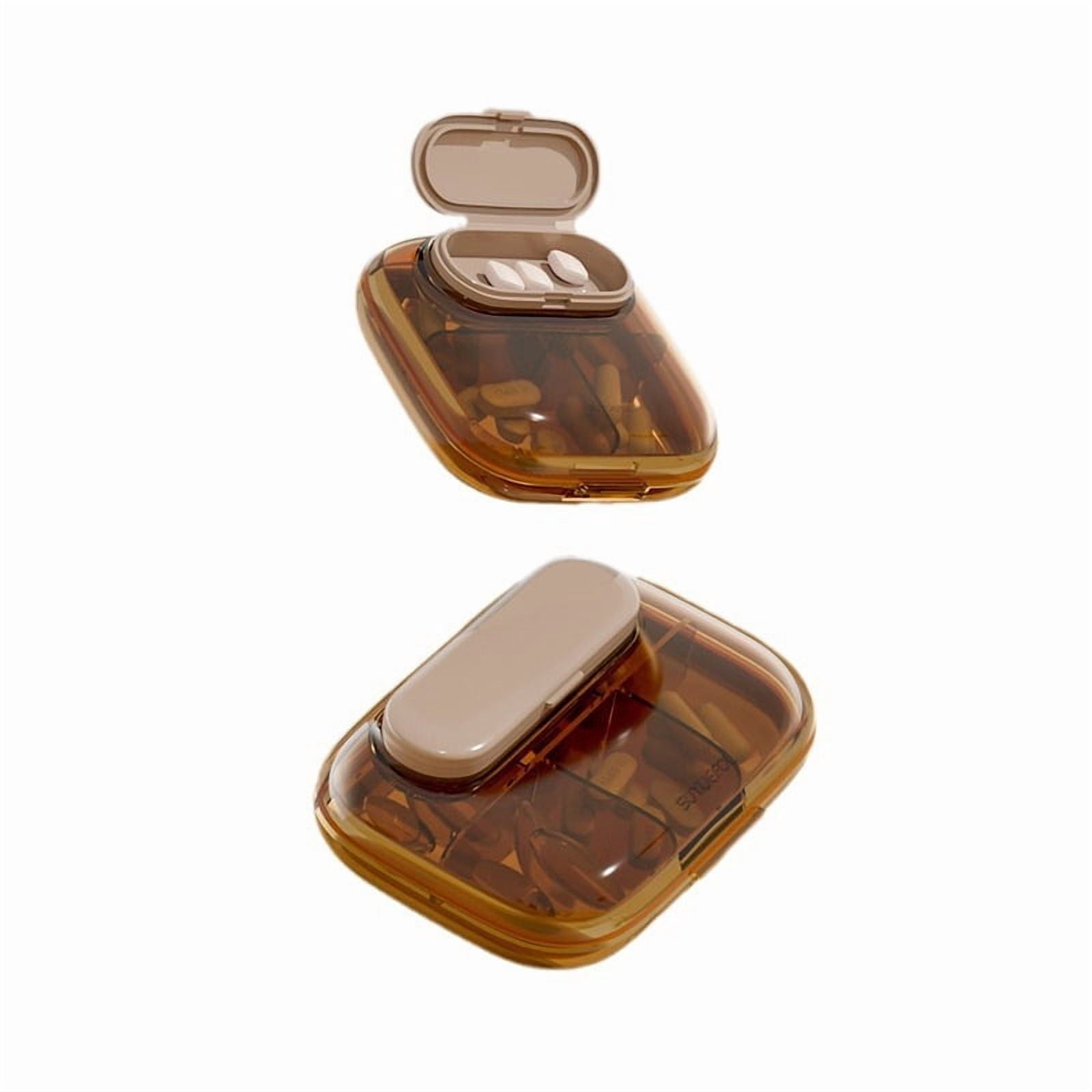 Daily Portable Mini Pill Box 3 Times a Day Medicine Organizer Portable Tablet Pill Vitamin Supplement Storage Case
