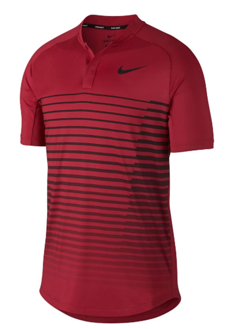 NEW 2018 Tiger Woods Classic Graphics Mens (L) Red/Black Golf Polo