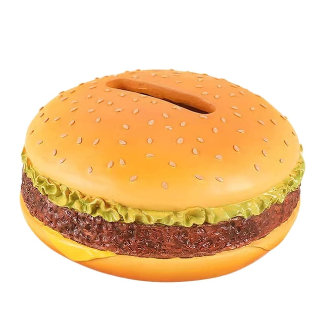 Hamburger Tissue Retro Living Room Paper Home Decoration Birthday Gift Hamburger Tissue Desktop Table Quirky Home Furnishings Cilindro de toalla de papel