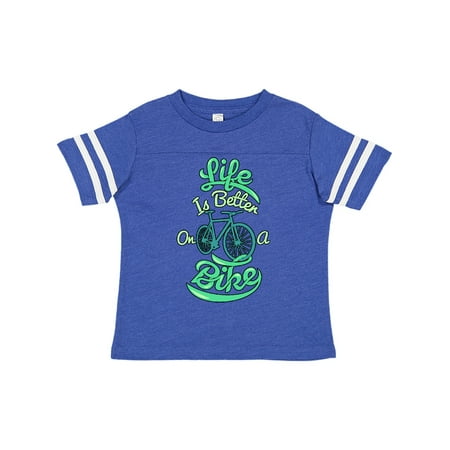 

Inktastic Life Is Better On A Bike Gift Toddler Boy or Toddler Girl T-Shirt