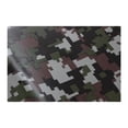 thumbnail image 4 of 1 Rollo Camo Etiqueta Autoadhesiva De Fibra Carbono Motocicleta Pvc Vinilo Ejército Camuflaje Digital Negro 152X10Cm, 4 of 4