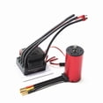 thumbnail image 2 of RC S3670 2850KV MOTOR SIN CEPILLO SENSOR DE SIN IMPERMABLE Y 120A CAMIÓN DE ENCHUFE ESC XT60 SIN ESCOBILLAS PARA HSP HPI TRAXXAS 1/8 RC CAMION, 2 of 7