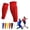 Red, variant on Shin Guards Soccer for Young Athletes - Comfort, Safety, & Performance