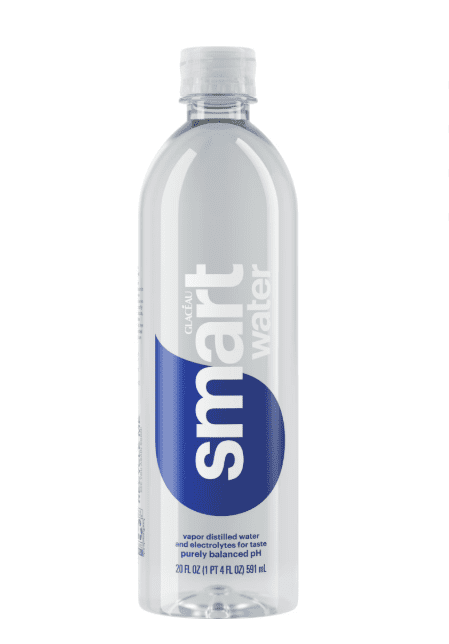 smartwater Alkaline with Antioxidant, Vapor-Distilled Water, 20 fl oz Bottles, 24 Pack