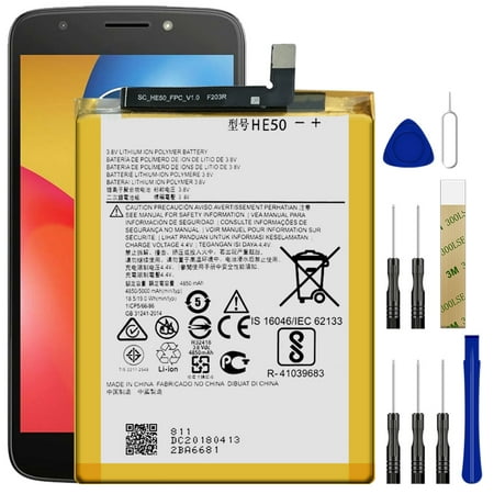 Replacement Battery HE50 SNN5989A For Sprint Motorola Moto E5 Plus XT1924-8 TOOL