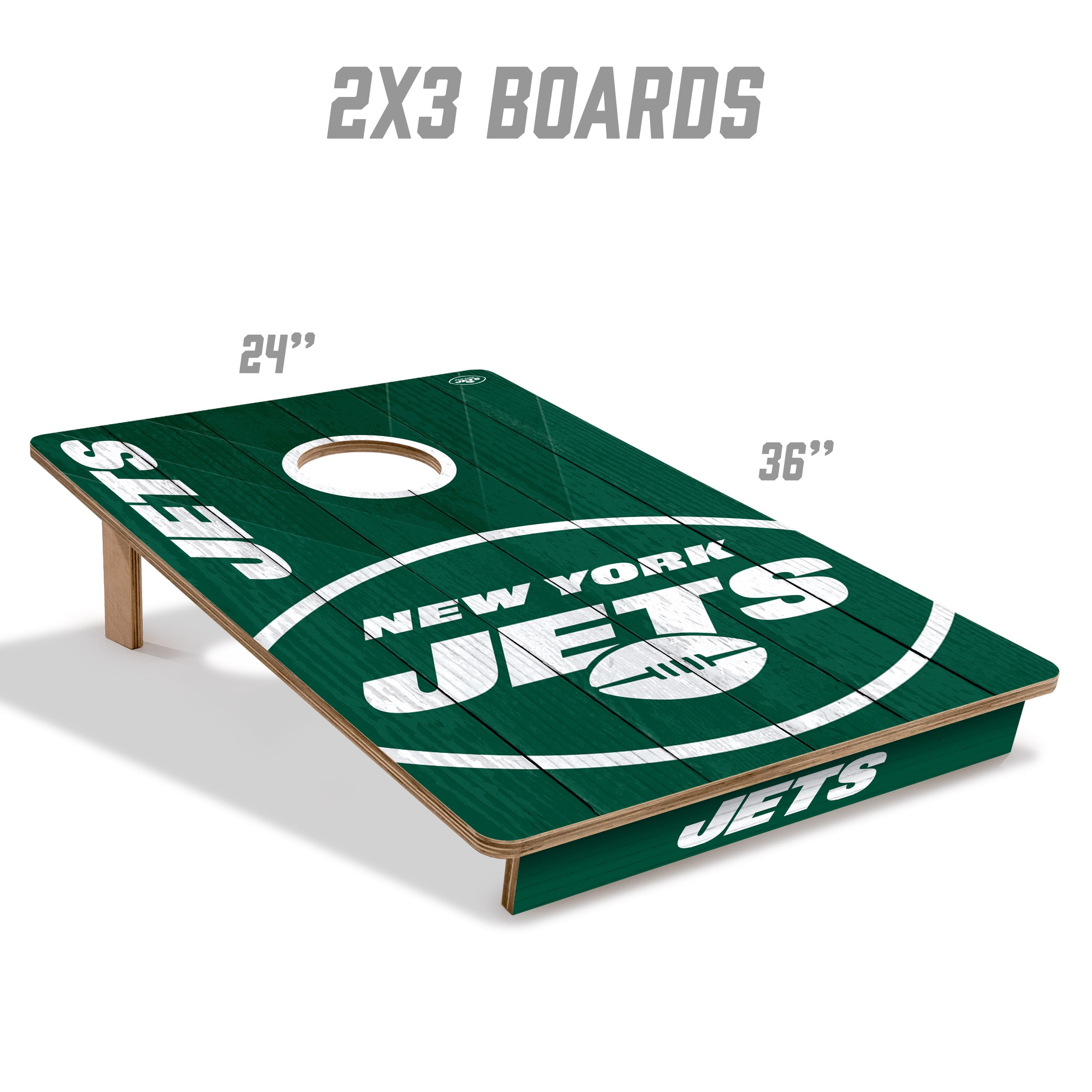 YouTheFan NFL New York Jets 2' x 3' Cornhole Game