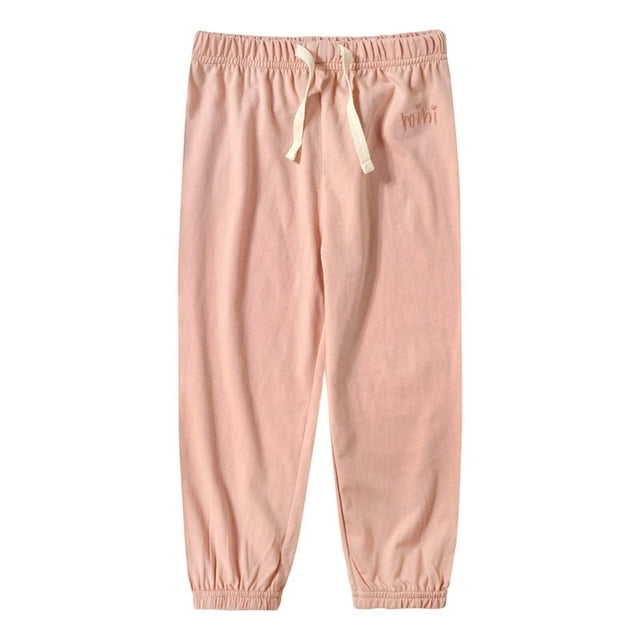 Pantalon de Randonnée pour Tout-Petits Garçons, Pantalons Habillés, Essentiels Roses, Pantalons de Survêtement, Pantalon de Printemps Été, Pantalons Longs, Pantalon Fille 2-3 Ans