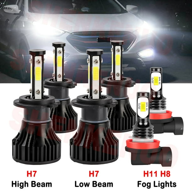 H7 High&Low Beam for Hyundai Sonata 2011 2012 2013 2014 2.0L 2.4L LED