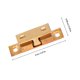 thumbnail image 2 of FESTFENDS 10Ud Para Puertas De Dorado Con Doble Bola Para Muebles Y Gabinetes, 2 of 6