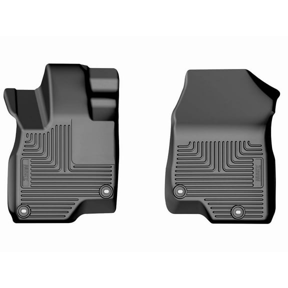 Husky Weatherbeater Floor Mats Fit 2023-2025 Lexus RX RX350/RX350h/RX450h /RX500h Front Black 2 Pc