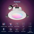 thumbnail image 5 of MagicLight Smart Retrofit 5 Watts E26 LED Recessed Dimmable Bluetooth Downlight, 5 of 6