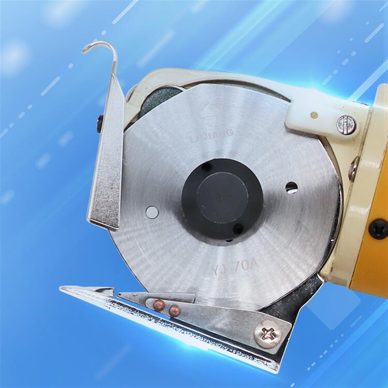 Electric Scissors Shears Cloth Cutter Fabric Cutting Machine Kit Cutting Tools For Clothes Leather Fabric 70mm 170W ,High Efficiency