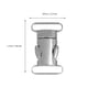 thumbnail image 2 of unbranded 10Ud Laterales De Metal Para Pulseras Y Cinturones Con Acabado Espejo, 2 of 8