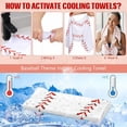 thumbnail image 7 of Under $10 Cooling Towel, Cloth Sports Towel, White Breathable Cooling Sports Towel for Baseball Football, Microfiber Ice Towel for Neck And Head, 40X12 Inch, 7 of 7