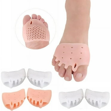 Gel Toe Straightener and Separators, 3 Pairs (6 Pieces) for Toe Alignment and Pain Relief