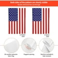 thumbnail image 4 of Outdoor 12x18 Inch Double Sided American Garden Flag American 4th of July Decorative Flag Fade Resistant Banner for Yard Lawn Home Decor, 4 of 6