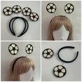 thumbnail image 3 of KAKOWELY Diadema con temática deportiva, diadema con balón de fútbol, diadema decorativa para fiesta, para decoración, 3 of 5