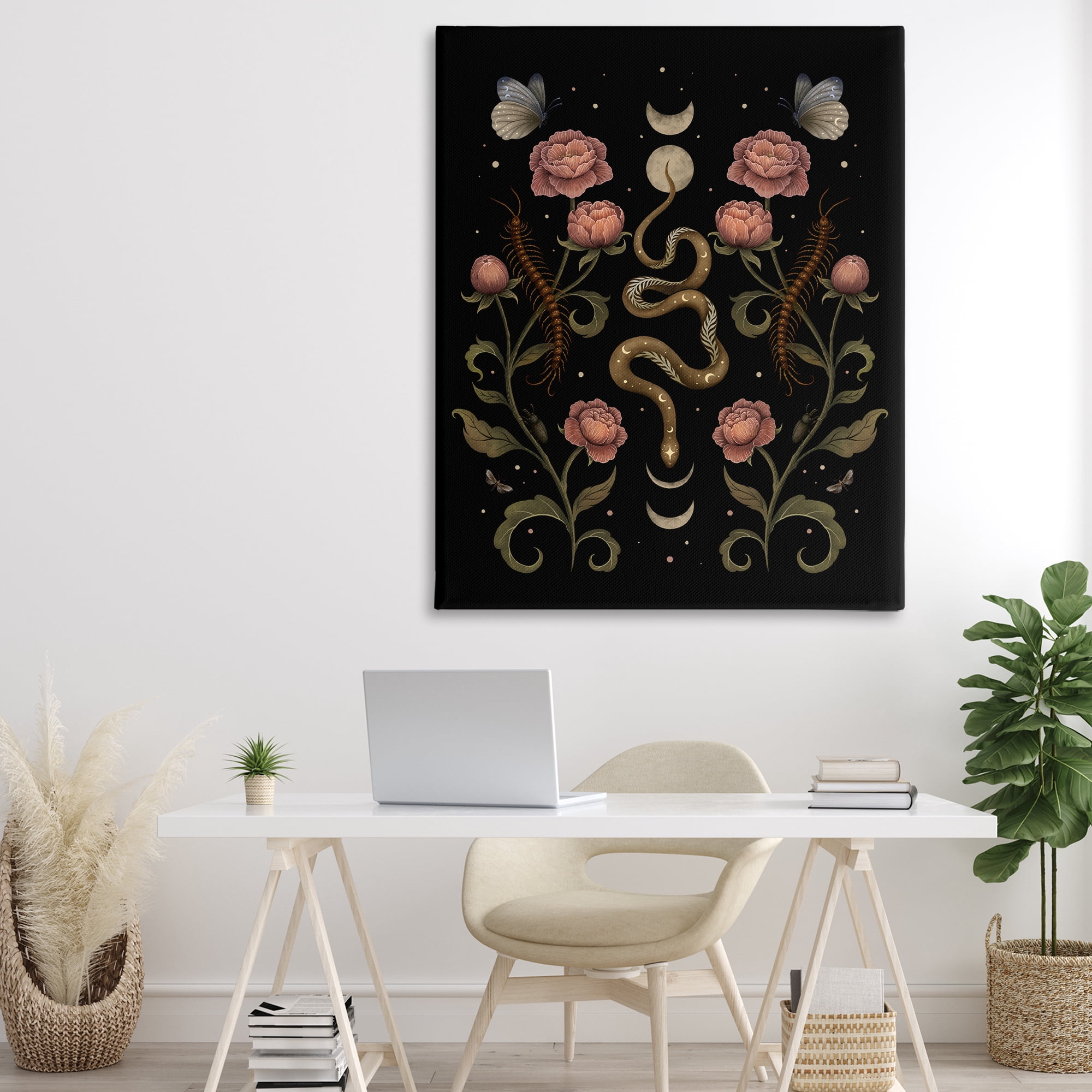Stupell Industries Serpentine Garden Symmetry Canvas Wall Art, design by Episodic Drawings