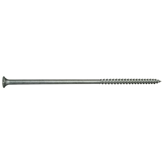 #10 x 6" Decrotized Steel Phillips Bugle Head Deck Screws (33 pcs.)