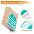 thumbnail image 4 of Napkin Holder Oceanic Adventure Thick U Shape Acrylic Non Slip Space Saving for Kitchen, 4 of 9