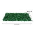 thumbnail image 2 of 12 Pieces Artificial Grass Wall Panel Boxwood Hedge Plant Panels for Garden Backyard 23.6X 15.7X 1.5", 2 of 12