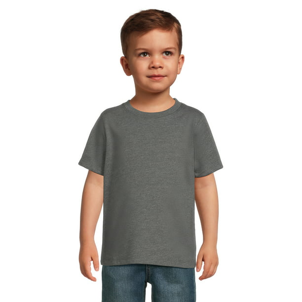 Garanimals Toddler Boy Short Sleeve Solid T-Shirt, Sizes 12M-5T ...