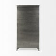 thumbnail image 4 of Mercana Poppy II 73.8" H Black Metal With Glass Door Display Cabinet, 4 of 7