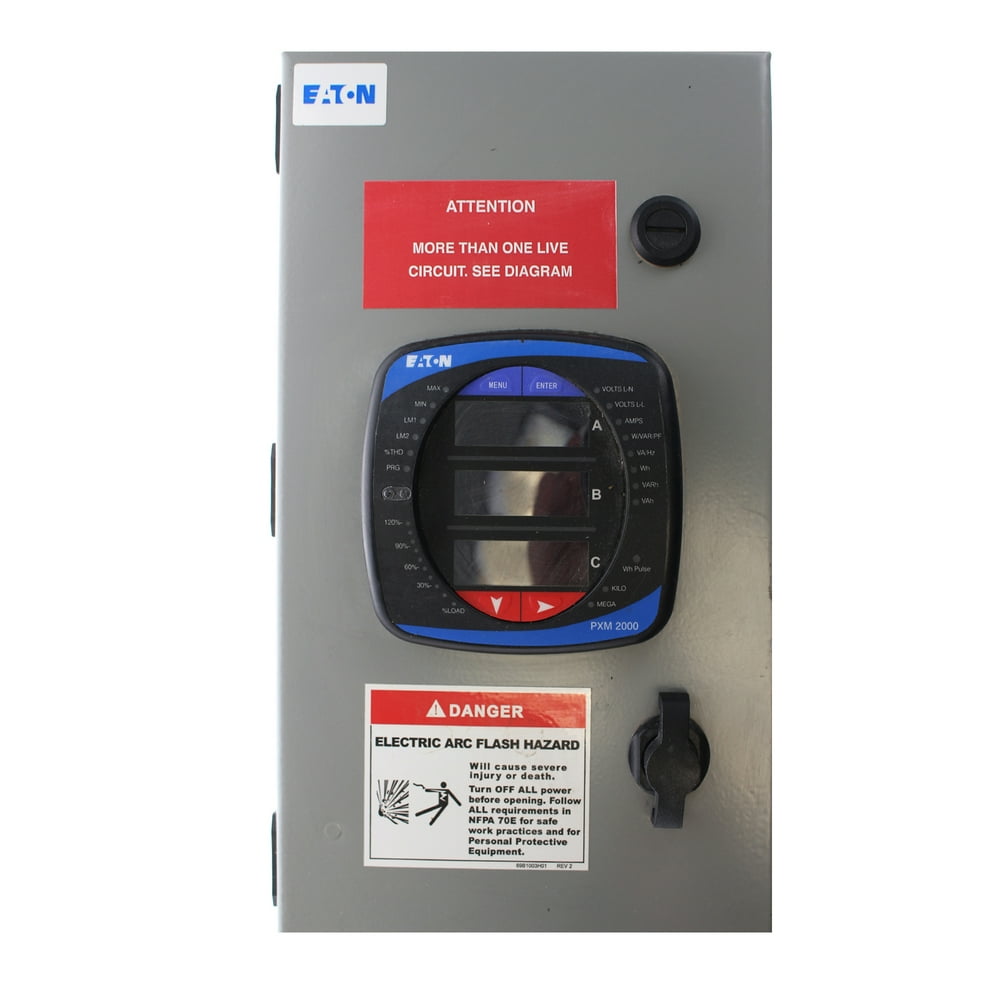 Eaton PXM2000 Power Xpert Network Digital Power Meter, 3Y, 480V, 5A Secondary