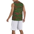 thumbnail image 2 of Naloa Red Snake Basketball Jersey Reversible Men's Mesh Athletic Sports Shirts Training Practice S-4XL3X-Large, 2 of 6