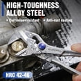 thumbnail image 3 of WORKPRO 4" Mini Adjustable Pliers Wrench, Parallel Jaws, Anti-Rust Coating, Compact Tool for Tight Spaces, 3 of 10