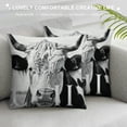 thumbnail image 3 of Orinice Cow Graphic Decorative Pillow Cover for Home Couch Living Room Bed Sofa 18x18in, 3 of 5