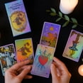 thumbnail image 5 of Tarot holográfico 78 cartas Starligth 1Pza 78 cartas Inglés Tarot Holográfico Cartón, 5 of 5