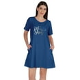 thumbnail image 1 of Inkmeso I Got The Shot Tunique Graphique T-Shirts Scoop Cou Robe Manches Courtes Tops, 1 of 8