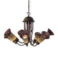 thumbnail image 6 of 24" Wide Stained Glass Pond Lily 7 Light Chandelier, 6 of 6