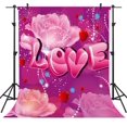 thumbnail image 1 of EREHome Polyester Fabric 5x7ft Valentine's Day Theme Photography Backdrop Background Studio Prop, 1 of 2
