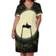 thumbnail image 2 of Vestido de verano con bolsillos sueltos y luna, ropa de verano para mujer, 2 of 6