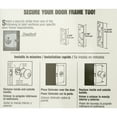 thumbnail image 4 of 1-3/8 in. x 4-1/2 in. Thick Stainless Steel Lock and Door Reinforcer, 2-1/8 in. Single Bore, 2-3/8 in. Backset, 4 of 7