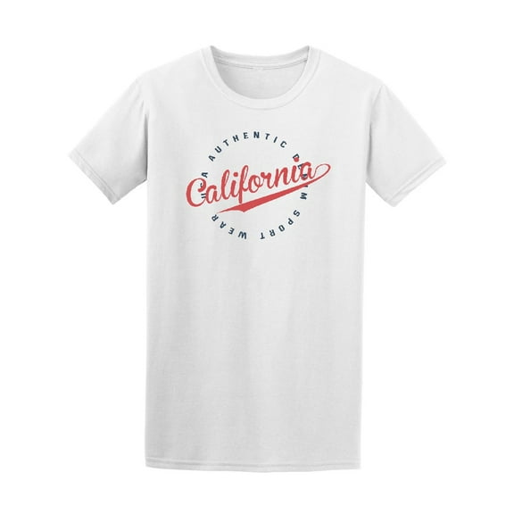 California Baseball Style T-Shirt Men -Image by Shutterstock, Male XX-Large
